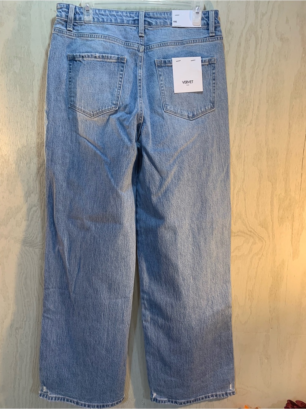 Vervet Light Blue Wide-Leg Women's Jeans - Classic Casual - Picture 4 of 12